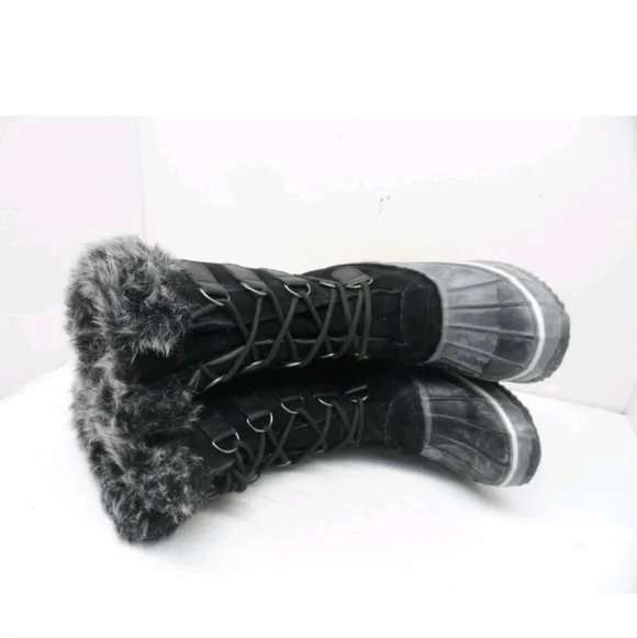 Northside Katsura Waterproof Fur-Lined Winter Boots Black Size 7 - Picture 8 of 11